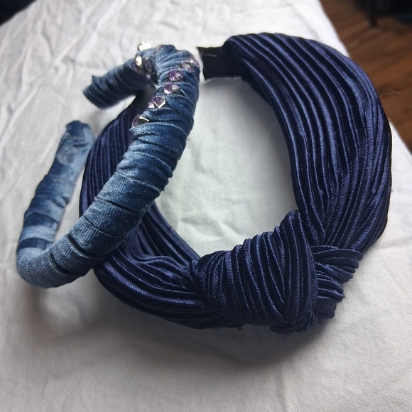 Headband Set Blue Womens - Picture 1 of 3